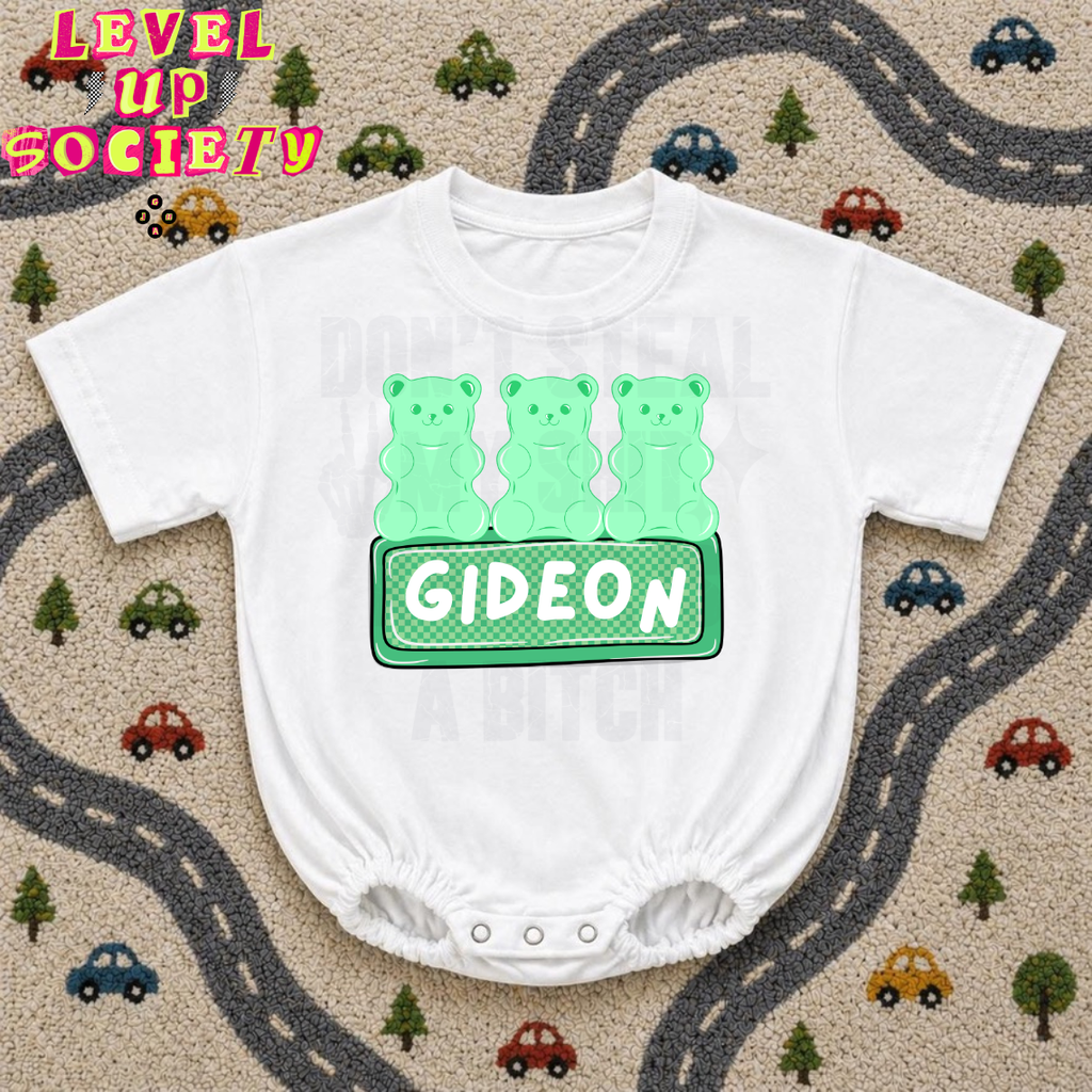 Green gummy bear - customizable!