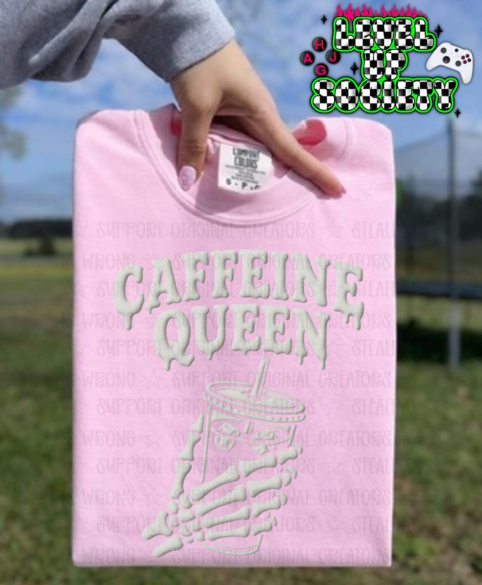 Caffeine queen - faux puff