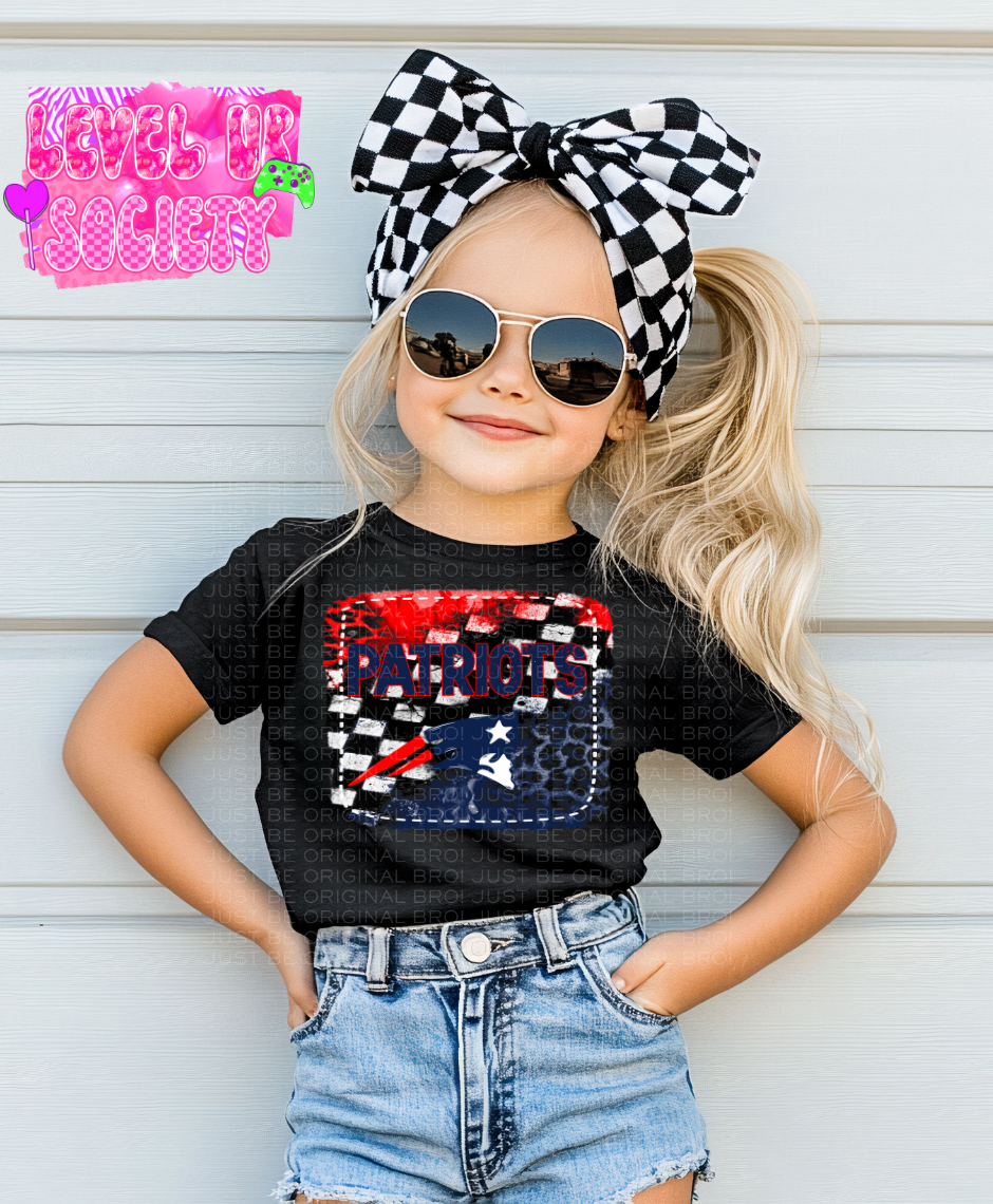 Patriots leopards and checkers - Kids