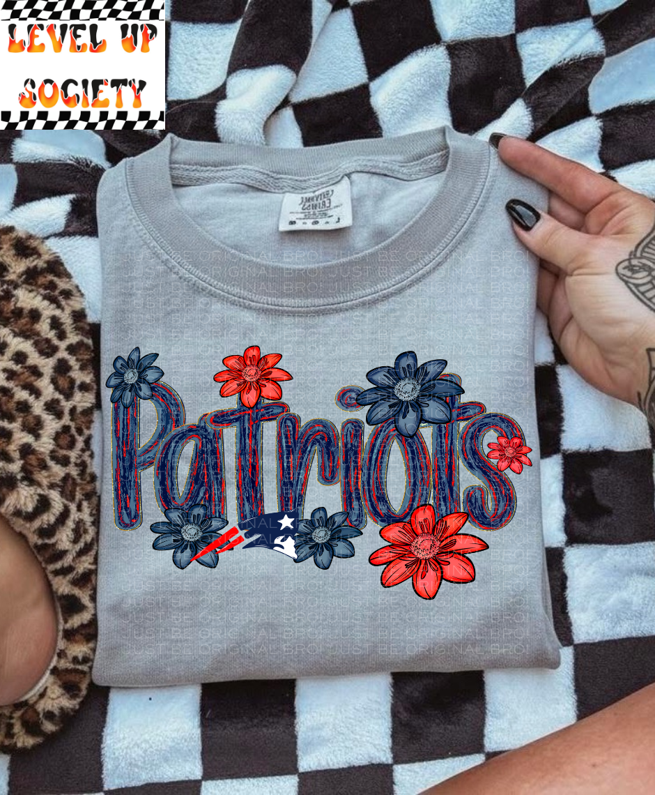 Patriots floral - Adults