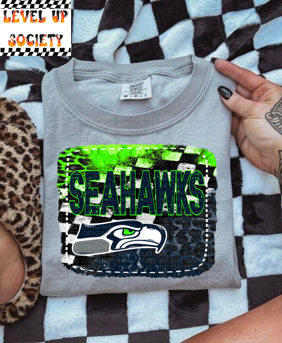Seahawks leaped and checkers - Adult