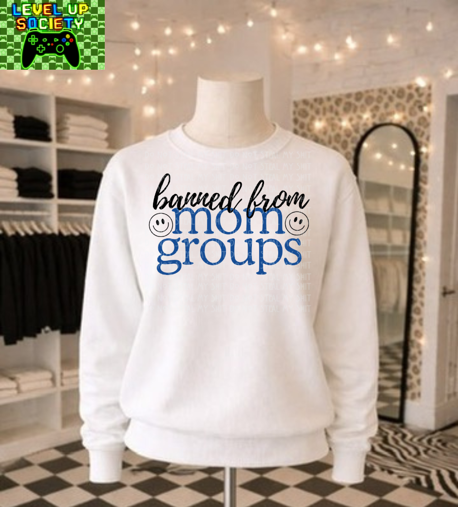 Banned from mom groups