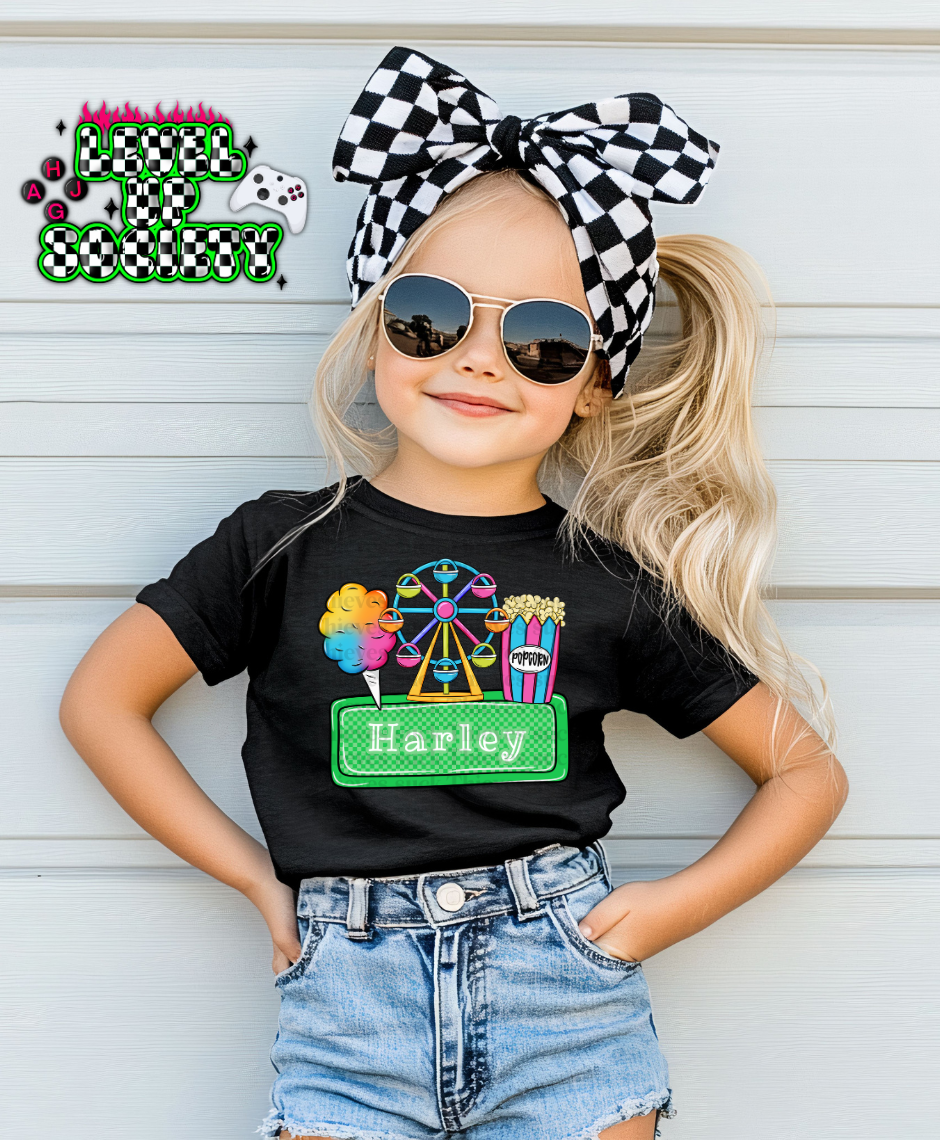 Carnival season with customizable name - green