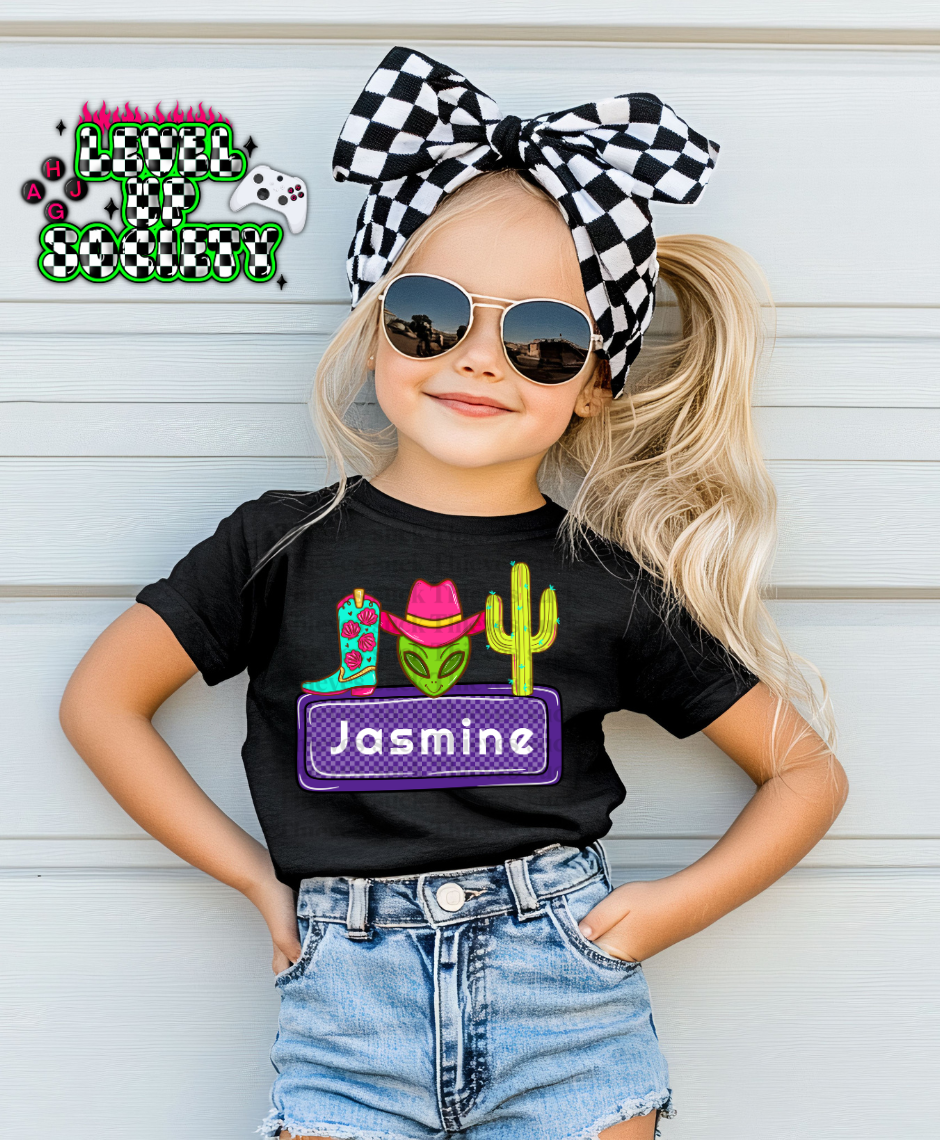 Coastal cowgirl with customizable name