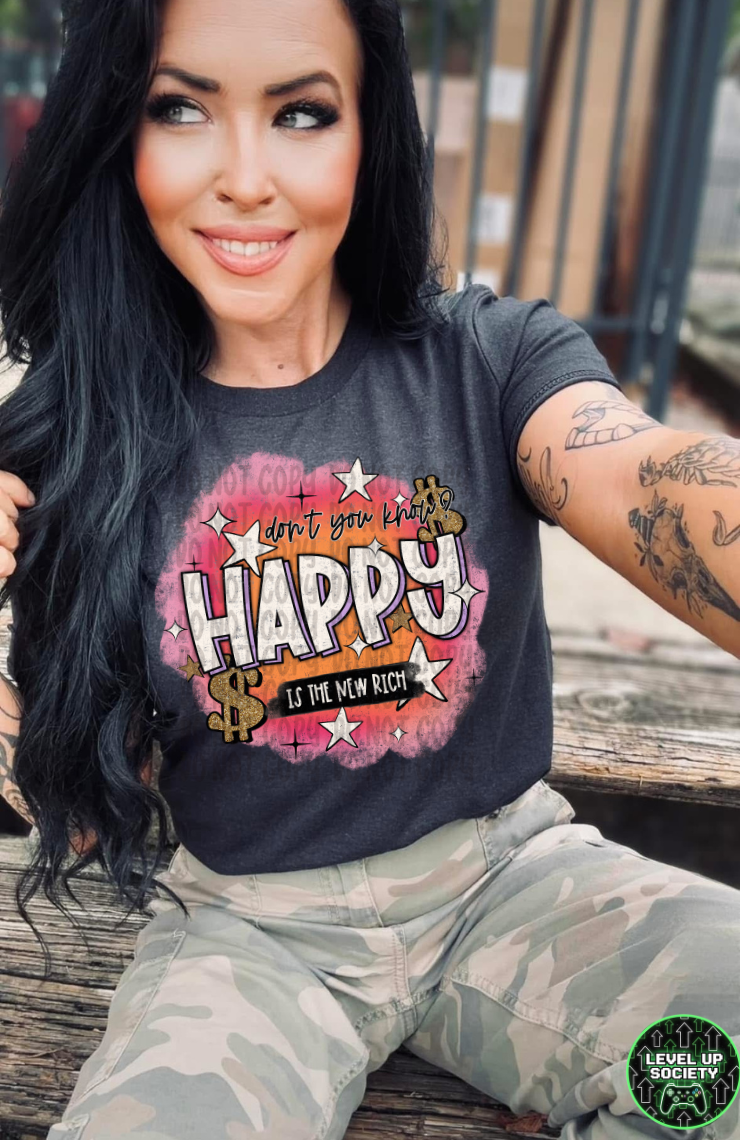 Happy is the new rich