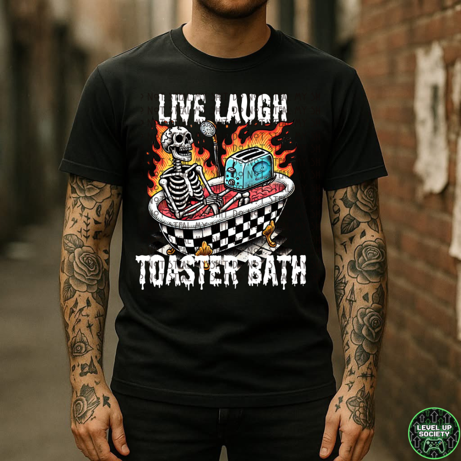 Live Laugh Toaster Bath
