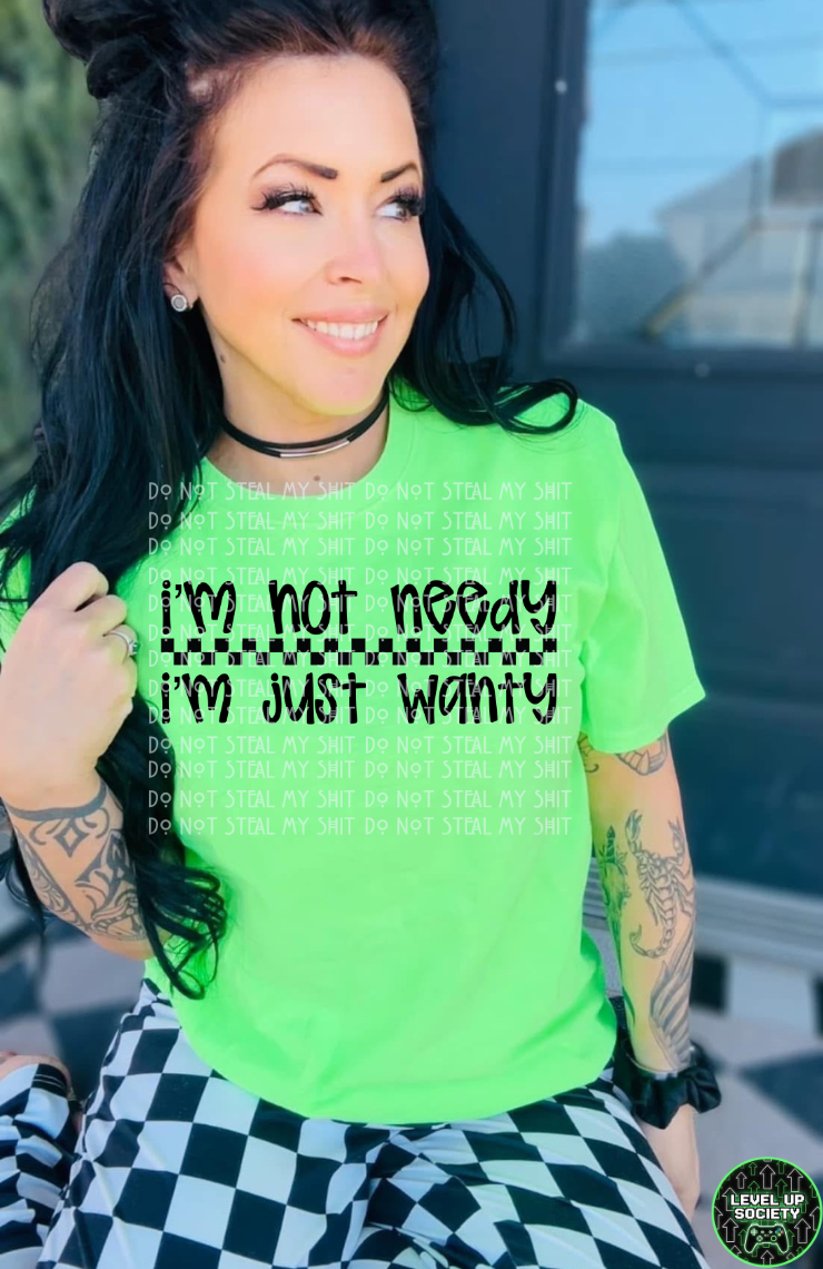 Not moody, just wanty